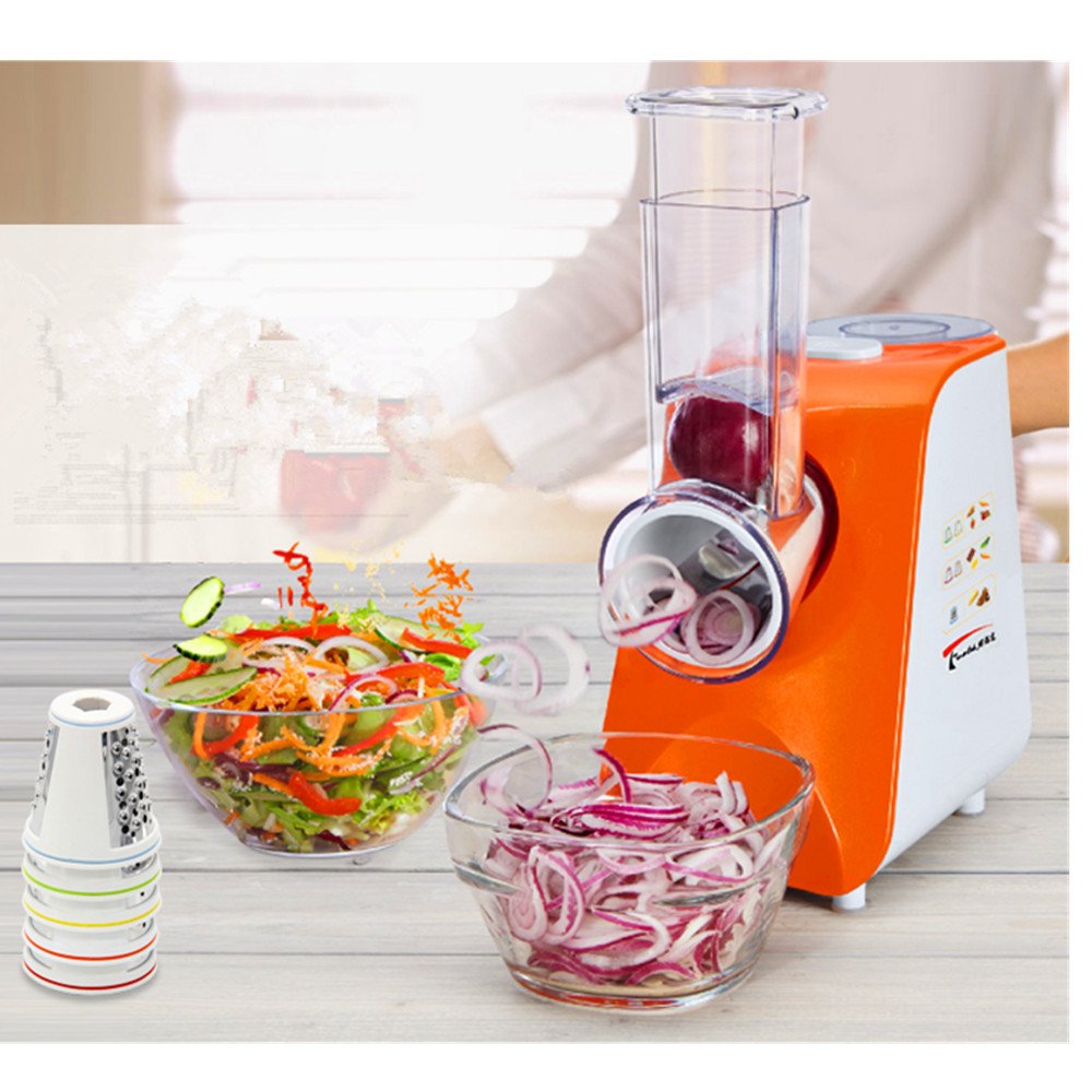 ELEOPTION Multifunctional Saladmaster Food Processor Vegetable Cutter