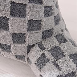 Aimuan Reading Pillow Checkered Bed Rest Wedge