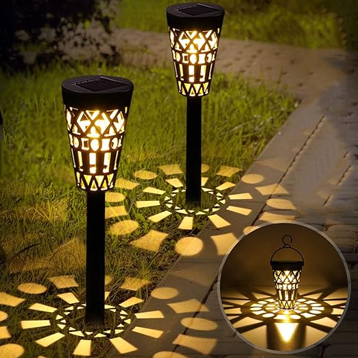 lampara solare para jardin golwof 2 piezas luz solar exterior impermeable luces solar exterior luces exterior iluminacion decorativa para terraza