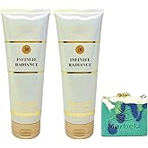 Bath & Body Works Infinite Radiance 2 Pack Body Cream Bundle with an Aloe Vera Bar Soap