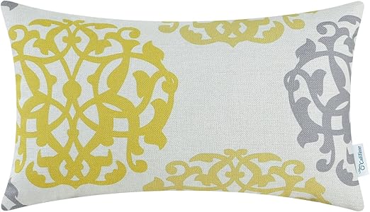 Amazon Com Calitime Canvas Bolster Pillow Cover Case For Couch