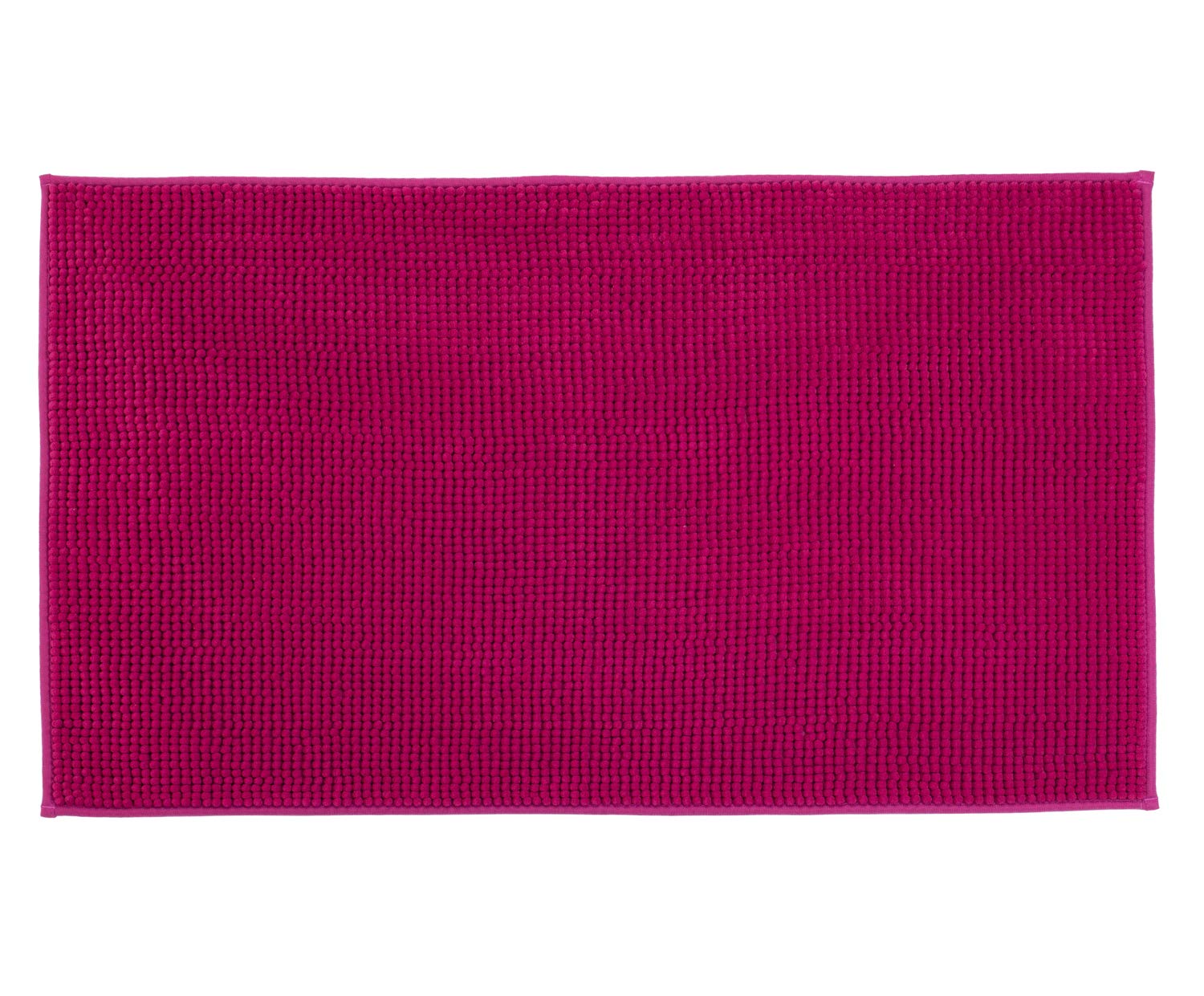 Gözze - Anti-Slip Bath Mat, Super Soft, 100% Microfibre, 50 x 70 cm - Cyclamen