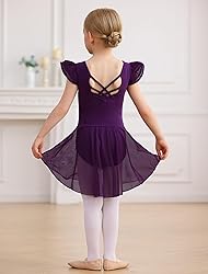 MdnMd Girls Dance Ballet Leotards Dresses for