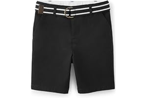 Gymboree Boys' and Toddler Belted Twill Chino Shorts Uniform