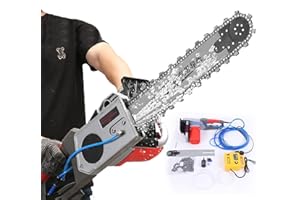 5800W/8800W Concrete Saw,Electric Concrete Chain Saw,Diamond Chain Wall Cutter,with Water Pump,for Cutting Concrete,Steel Bar