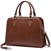 LOVEVOOK Purses and Handbags for Women, Vintage-Style Leather Top Handle Shoulder Bag Satchel Tote Crossbody Purse for Ladies