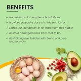 Vatika Naturals Egg Protein Multivitamin Hair Oil 200g - Condition Repair view 4