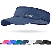 Sukeen Sports Sun Visor Men Women Lightweight Packable Cooling Stretchy Visor Hat for Running, Tennis, Golf