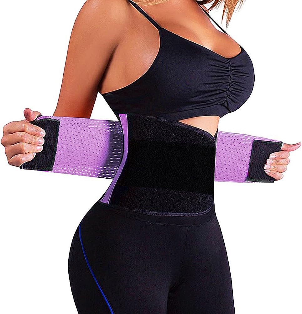 MUKATU Womenโs Waist Trainer Girdle Slimming Cincher Workout Body Shaper Belt