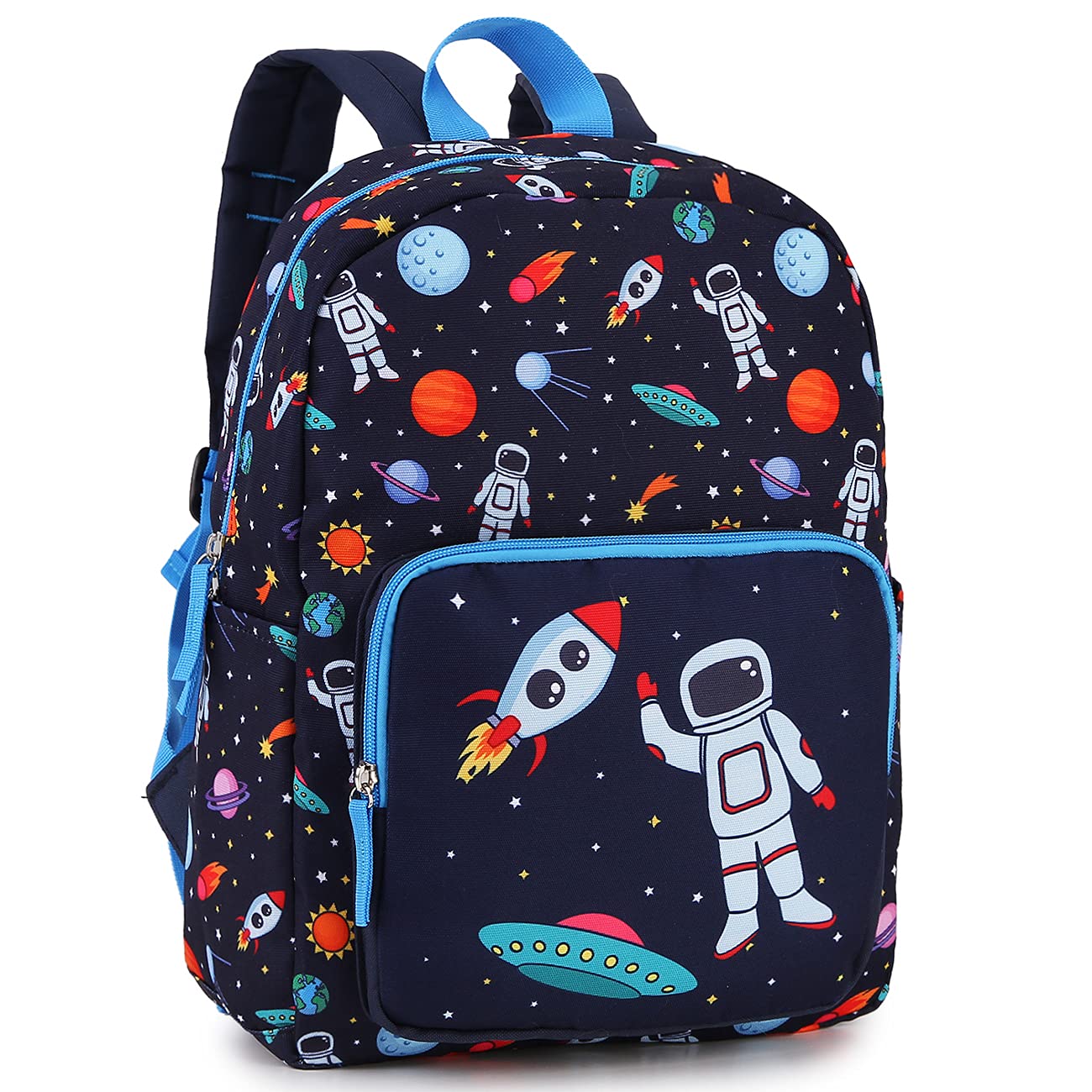 RAVUO Kids Backpack Boys,Lightweight Children’s School Rucksack for Ages 4-9 Years Cute Primary School Bag Fits A4 Folder with Chest Strap Astronaut — image 1