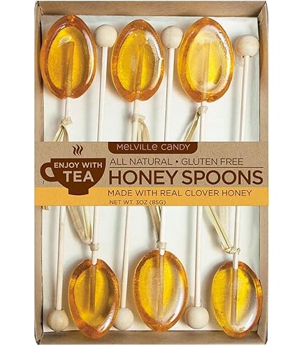 Amazon.com : Melville Candy Orange Blossom Honey Spoons [For Tea