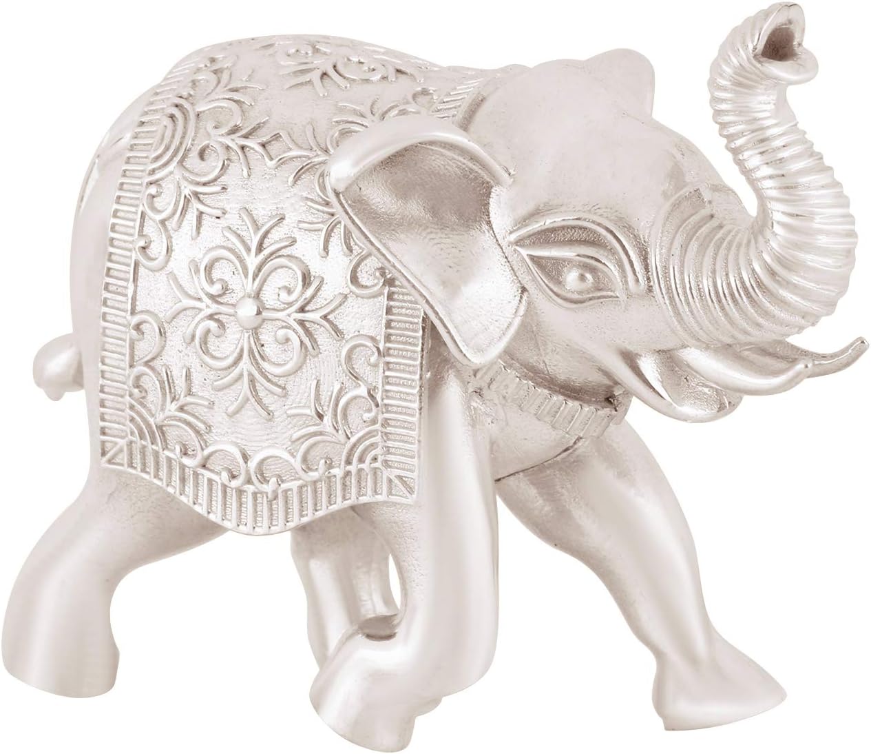 Buy Osasbazaar Silver Elephant Statue, Standard, Silver Online at Low