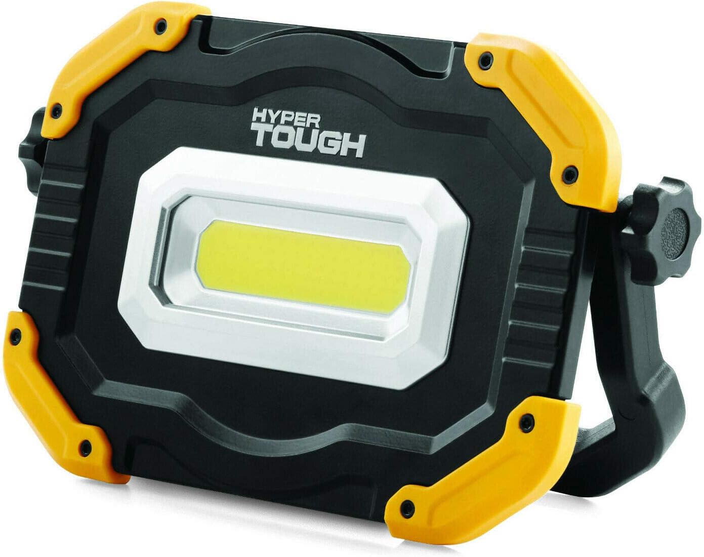 Hyper Tough 2500Lumen RECHARGEABLE LED WORK LIGHT FOLDABLE HANDLE LithiumIon