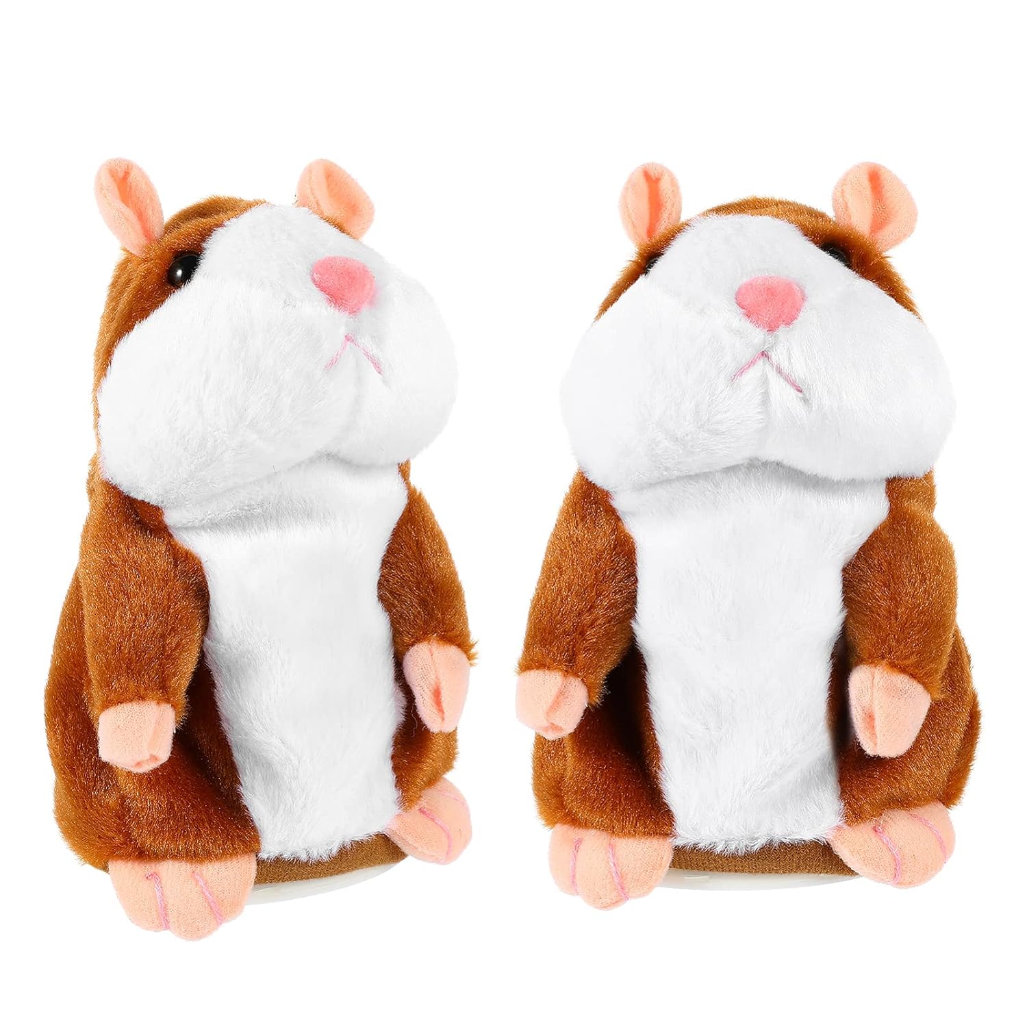 NUOBESTY Repeating Hamster Toy, Electronic Hamster Plush Toy Talking