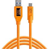 Tether Tools TetherPro USB 3.0 USB-C Cable | For Fast Transfer and Connection Between Camera and Computer | Non-Reflective Black | Fast Reliable Data Transfer