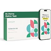 Everlywell At-Home HbA1c Lab Test for Women and Men, Measures Hemoglobin A1c for Accurate Results from CLIA-Certified Labs Within Days, for Ages 18 Plus