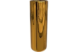 RED LANTERN Oriental Furniture 24" Solid Gold Porcelain Umbrella Stand