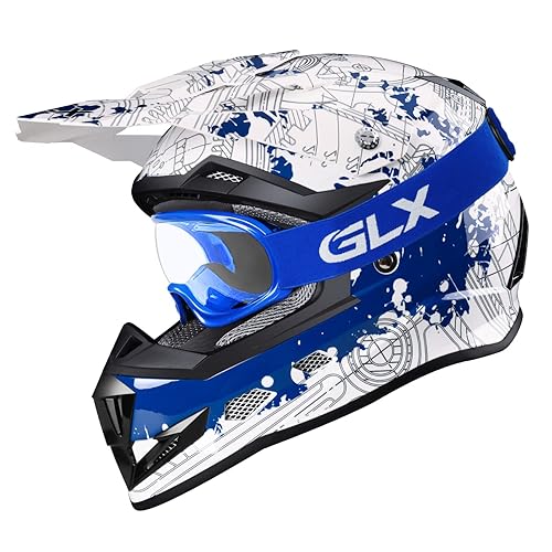 Dirt Bike Helmet Glx Helmets Reviews GLX GX623 Youth ATV/Dirt Bike