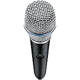 Shure GLXD2+/B87A Handheld Transmitter with BETA 87A Vocal Mic Capsule - for use with GLX-D+ Dual Band Digital Wireless Microphone Systems, Receiver Sold Separately (GLXD2+/B87A=-Z3)