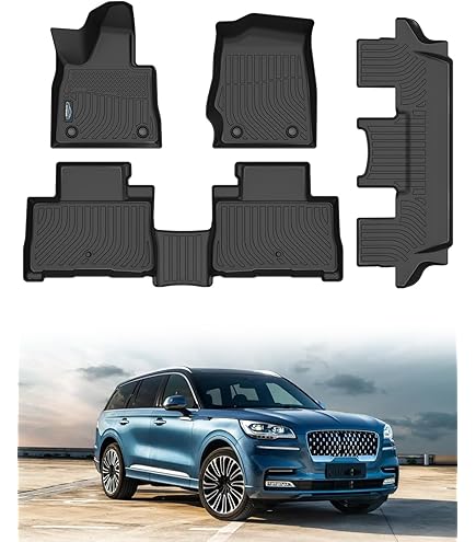 Actkill Cargo Mat & Backrest Mats Compatible With Lincoln Aviator 2020-2024 - TPE All Weather Rear Cargo Liner Rear Trunk Liner Back Seat Cover Protector, FXJ-060, Cargo Liners - Canada