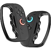 RHOTALL Fitness Boxing Hand Grips for Nintendo Switch 2 joycon, Handle for Switch Boxing Compatible with Nintendo Switch 2 Sports and Boxing Games, Comfortable Grip, 2 Pack-Black