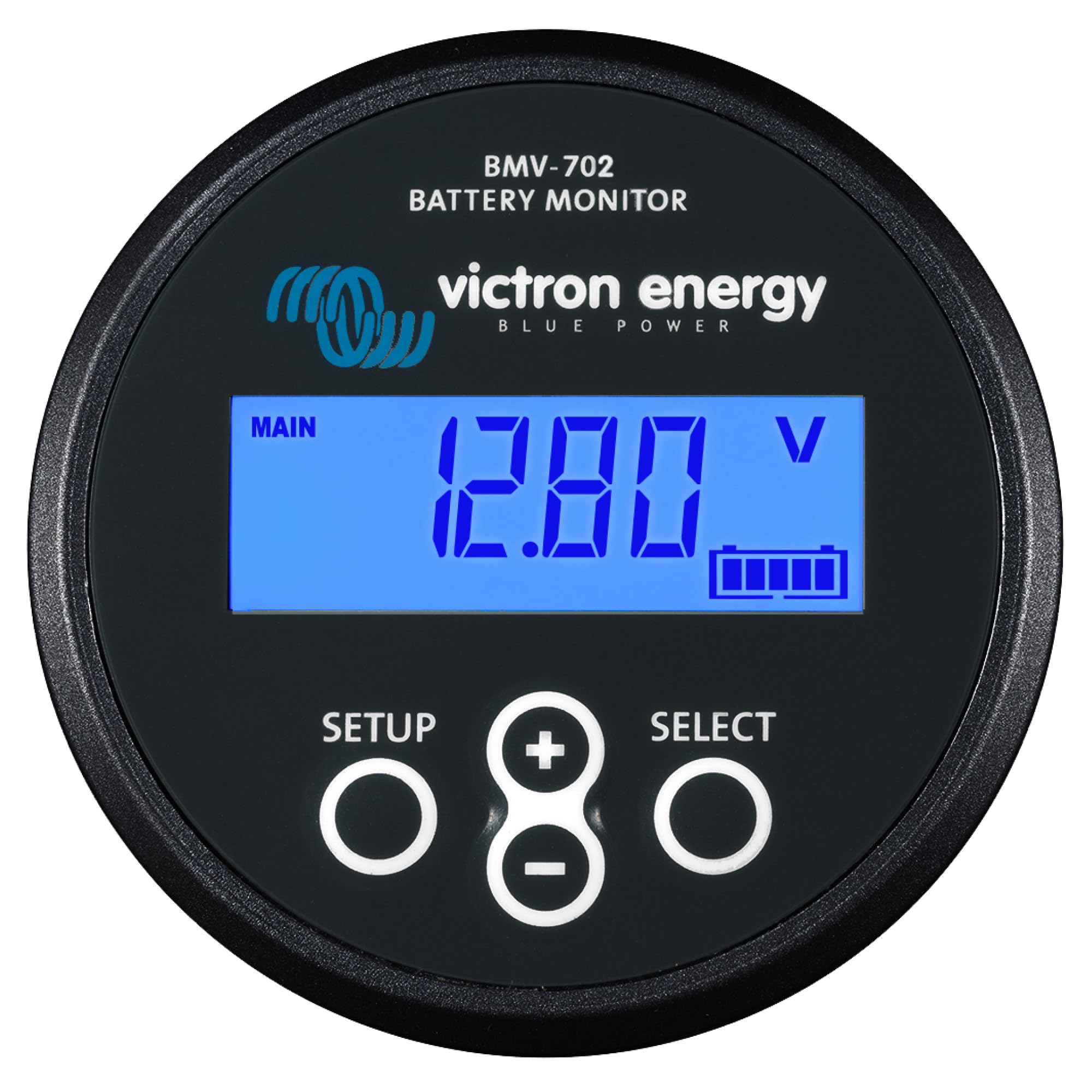 Victron Energy BMV-702 Battery Monitor with Shunt & Display - 6.5-95 VDC - Black