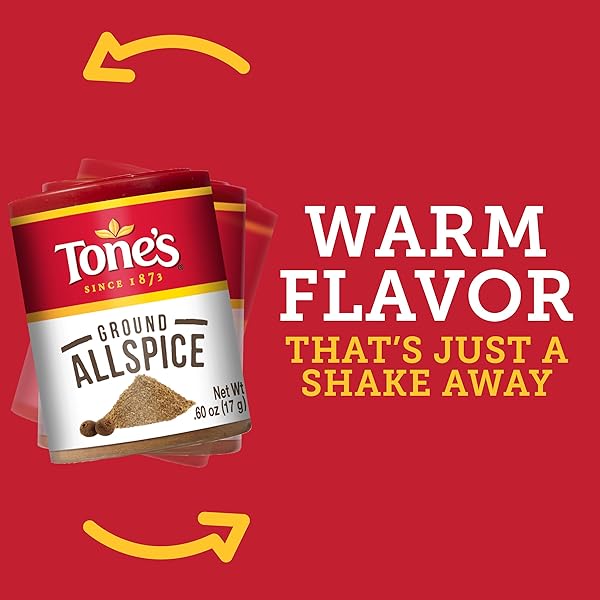 TONE’S GROUND ALLSPICE, 0.60 OUNCE