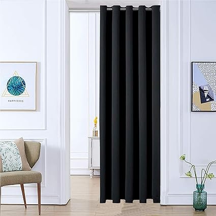 Ameha Thermal Insulated Ring Top Eyelet Curtains Door Curtains