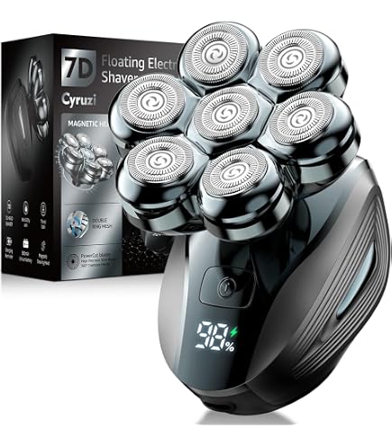 Cyruzi Head Shavers for Bald Men: Upgraded Detachable Head Shaver