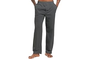 Inner Wish Men's Pajama Pant, Soft Mens Lounge Pants Sleep Bottoms with Pockets Drawstring