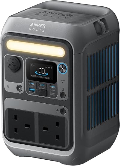 Anker SOLIX C300 Portable Power Station 288Wh 300W 600W Surge LiFePO4
