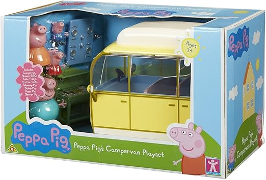 peppa pig campervan and park playset