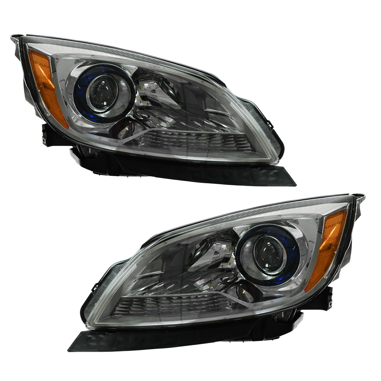 TRQ 2 Piece Headlight Assembly Set Driver
