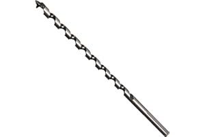 WoodOwl 02701 Standard Wood Boring Auger Bit, 7-1/2 Length x 1/4-Inch Diameter