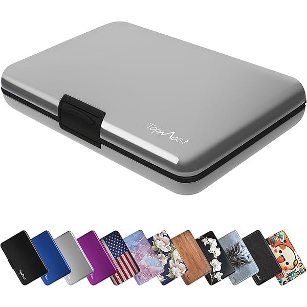 Aluminum Wallet Metal Card Holder Wallet  RFID Blocking Aluminum Alloy Credit  Card Protector Case For Men & Women Travel Card Case