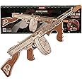 ROKR 3D Wooden Puzzles for Adults-Rubber Band Toy Tommy Gun-Model Kits to Build for Adults-Wood Puzzles Adult-Hobbies for Men