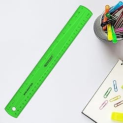 Westcott Shatterproof Ruler, 12-Inch, Green, 16012