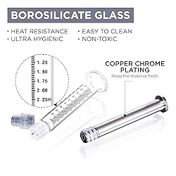 Bitomic 2.25ML Borosilicate Glass Syringe with