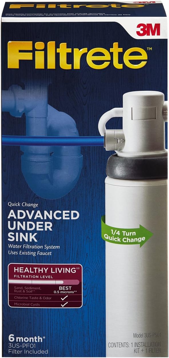 Filtrete Advanced Water Filtration Replacement Filter (3US-PF01) - Replacement Pitcher Water Filters - 