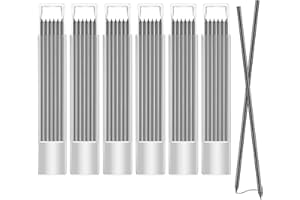 Fuguan 36pcs 2.8mm Carpenter Pencil Refills, Solid Mechanical Construction Pencil Refill for Drawing, Marking, Woodworking