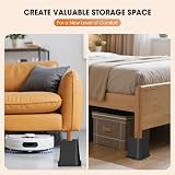 MYMULIKE Bed Risers 6 Inch Heavy Duty L Shaped Design 6000 lbs 4 Pack view 5