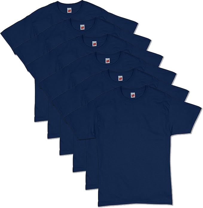 Hanes Men S Comfort Soft T Shirt Pack Of 6 Amazon Co Uk Clothing