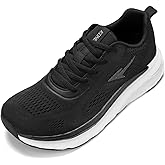 WJA Men's Wide Toe Box Shoes Cushioned Road Running Shoes Non Slip Mens Walking Sneakers for Wide Feet Comfortable Athletic Gym Workout Shoes