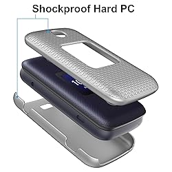 GORGCASE for Alcatel Go Flip 4 Case/TCL Flip Pro