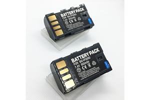 Li-ion Battery (2-Pack) For JVC GR-D750, GR-D750U, GR-D770, GR-D770U, GR-D850, GR-D850U MiniDV Digital Camcorder