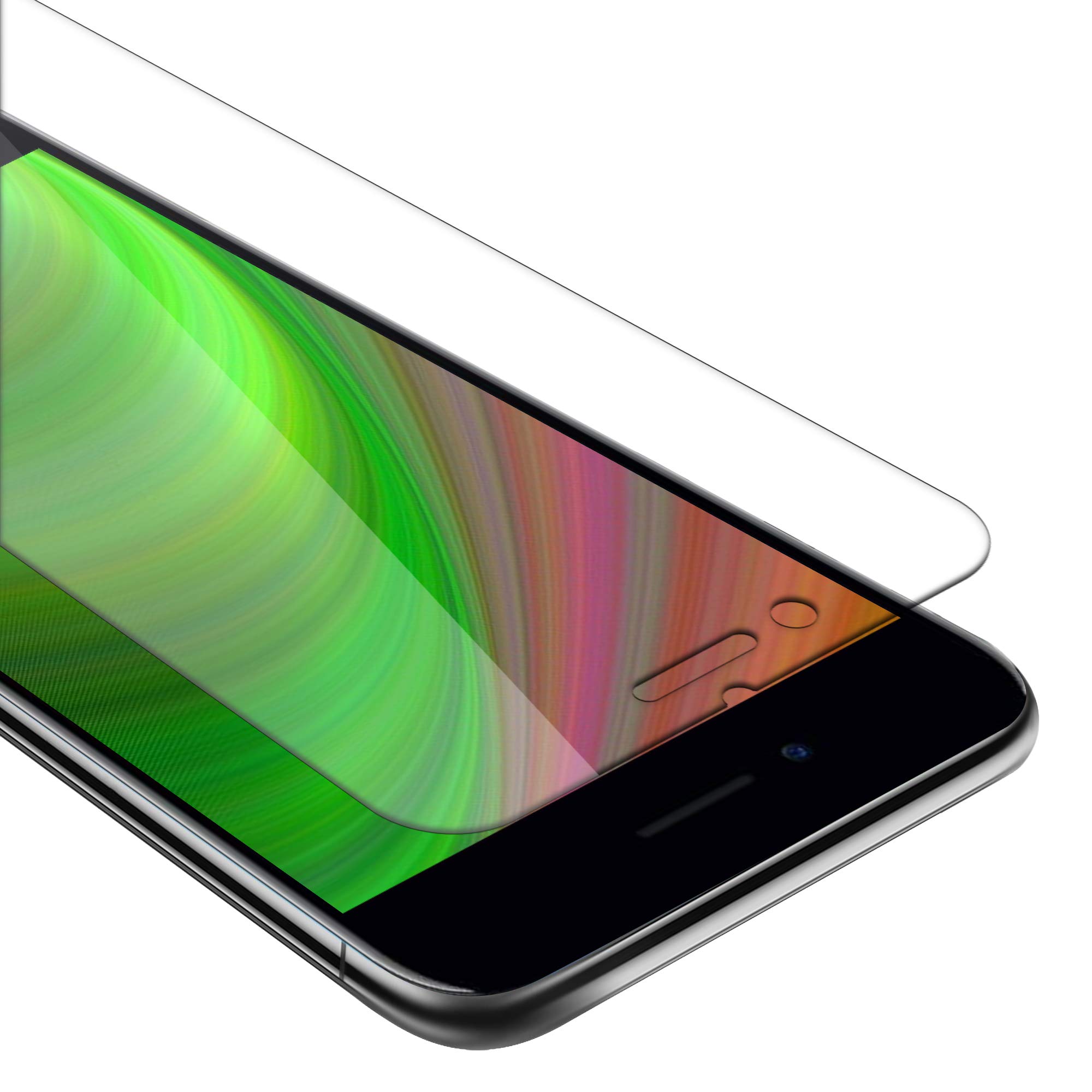 cadorabo Tempered Glass compatible with Apple iPhone 6 / iPhone 6S in HIGH TRANSPARENCY - Screen Protection 3D Touch compatible with 9H Hardness (RETAIL PACKAGING)