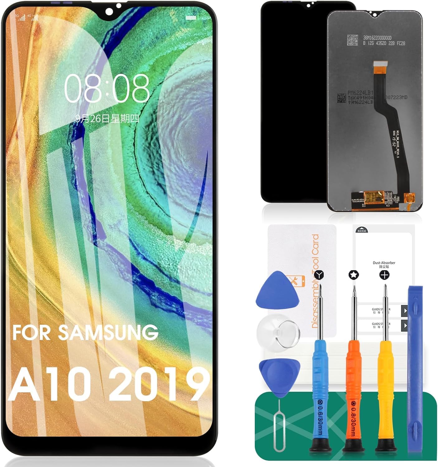 For Samsung Galaxy A10 LCD Screen A105 Screen Replacement SM-A105F Display Touch Digitizer SM-A105G, SM-A105M, SM-A105FN Assembly Repair Parts Kits