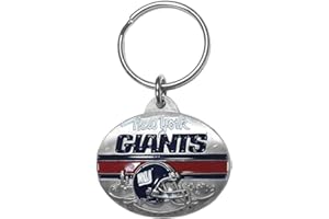 Siskiyou Sports NFL unisex-adult Oval Carved Metal Key Chain