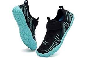 EQUICK Boys & Girls Water Shoes Lightweight Comfort Sole Easy Walking Athletic Slip on Aqua 5 Toe Sock(Toddler/Little Kid/Big Kid)