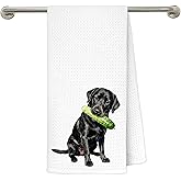 gsgfdshf Black Labrador Retriever Kitchen Towels 16x24 in, Black Lab Gifts, Gifts for Labrador Dog Lovers, Funny Cucumber Lab Decorative Hand Tea Dish Towels for Kitchen Dining Room